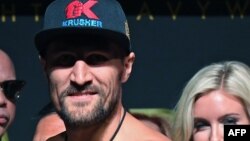 Russian boxer Sergey Kovalev (file photo)