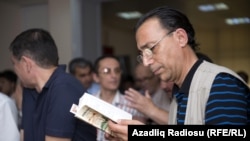 Azerbaijan--Reading Room literature award ceremony. Baku, June 11, 2014. 