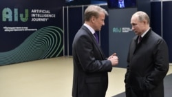Герман Греф и Владимир Путин