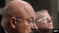 U.S. Director of National Intelligence James Clapper during a Senate Armed Services Committee hearing in Washington on March 10