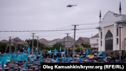 Мітинг в день річниці депортації кримських татар, 18 травня 2014 року (архівне фото)