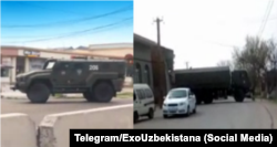 Тошкентга кириш-чиқиш постларига қўйилган ҳарбий техника, 24 март, 2020