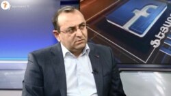 Armenia -- Artsvik Minasian speaks to RFE/RL, Yerevan, November 20, 2019.