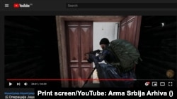 Srpski policajac u igri "Operacija Jašari" (Print screen: YouTube)