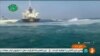 AT SEA -- An image grab taken from a video released by the Iranian Revolutionary Guards on July 18, 2019, reportedly shows the Panamanian-flagged tanker Riah, that was detained by Iran's Revolutionary Guards, in the highly sensitive Strait of Hormuz