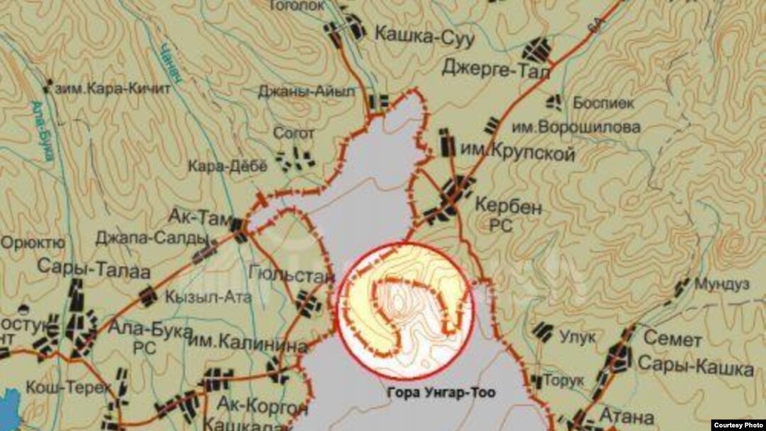 Унгартепа қирғиз-ўзбек чегарасидаги баҳсли ҳудудлардан бири ҳисобланади