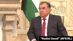Tajik President Emomali Rahmon 
