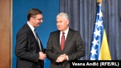 Aleksandar Vučić i Dragan Čović, Beograd