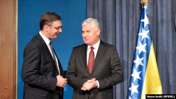 Aleksandar Vučić i Dragan Čović, Beograd