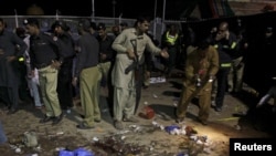 Mesto napada u Lahoreu