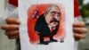 Плякат у руках пратэстоўца супраць рэжыму Лукашэнкі, ілюстрацыйнае фота 