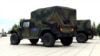 Automjetet e blinduara Humvee, që SHBA-ja ia kishte dhuruar Kosovës para dy vjetësh. 