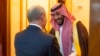 Встреча президента России Владимира Путина и наследного принца Саудовской Аравии Мухаммеда бен Салмана в Эр-Рияде, 14 октября 2019 года