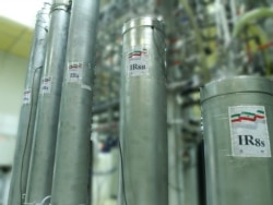 Новые центрифуги IR-8, установленные на заводе по обогащению урана в Натанзе. Ноябрь 2019 года