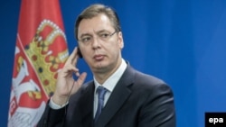 Српскиот премиер Александар Вучиќ