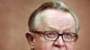 Global Mediator Ahtisaari Wins Nobel Peace Prize