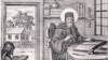 Зображення київського літописця та письменника-агіографа періоду України-Русі Нестора Літописця (близько 1056 – близько 1114) на гравюрі 19-го століття 
