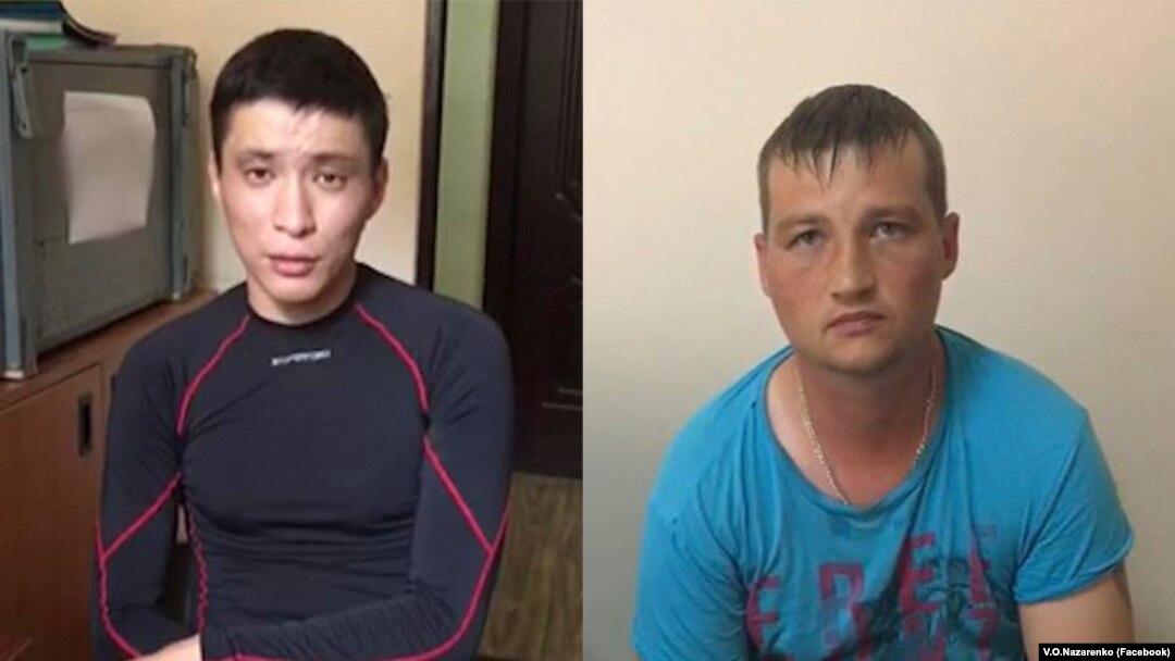 Сотрудники пограничной службы ФСБ, задержанные 30 июня на админгранице с Крымом