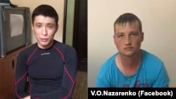 Сотрудники пограничной службы ФСБ России Аскар Кулуб и Владимир Кузнецов, задержанные на админгранице с Крымом