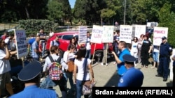 Mirni protest protiv pasivnosti Vlade Crne Gore, Podgorica, 12. septembar 2015.