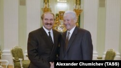 Олександр Лукашенко та Борис Єльцин. Кремль, Москва, 07 березня 1997 року