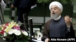 Rohani u parlamentu, Teheran, 15. avgust 2017.