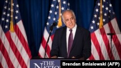 FILE: U.S. peace envoy Zalmay Khalilzad