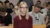 Обвиняемая Мария Мотузная в зале Индустриального районного суда Барнаула, 6 августа 2018 года