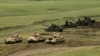 U.S. Abrams tanks on maneuvers (file photo)