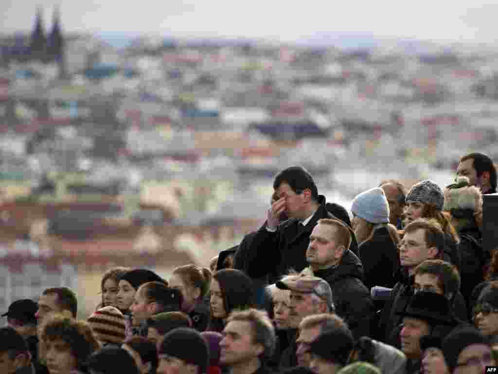 Prag, 21.12.2011. Foto: AFP / Odd Andersen 