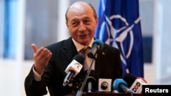 Ish-presidenti i Rumanisë, Traian Basescu, foto nga arkivi.