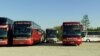 Kosovo: Buses parked in Prishtina 