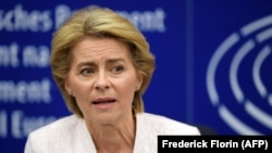 Ursula von der Leyen, președinta desemnată a Comisiei Euuropene. 