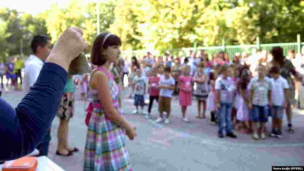 The first day of school at the Majka Jugovica elementary school in Belgrade