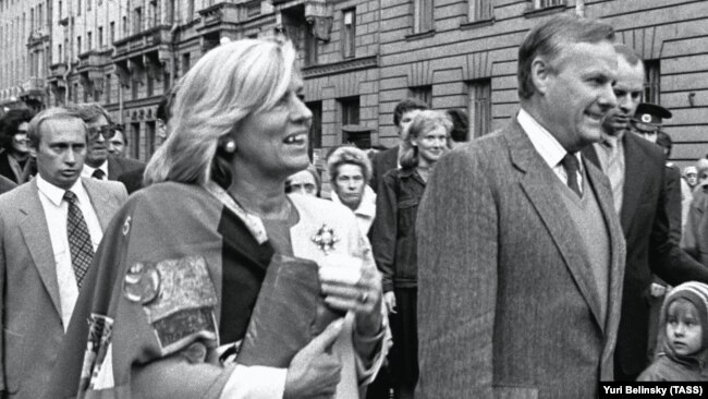Анатолий Собчак и Владимир Путин