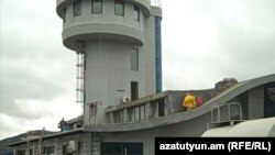 Nagorno-Karabakh -- The new airport terminal constructed near Stepanakert, 05Oct2010.