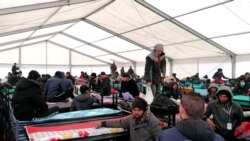 Migrantski kamp u Blažuju pored Sarajeva, 26 mart 2020.