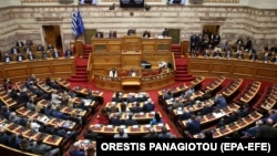 Седница на грчкиот парламент (архивска фотографија)