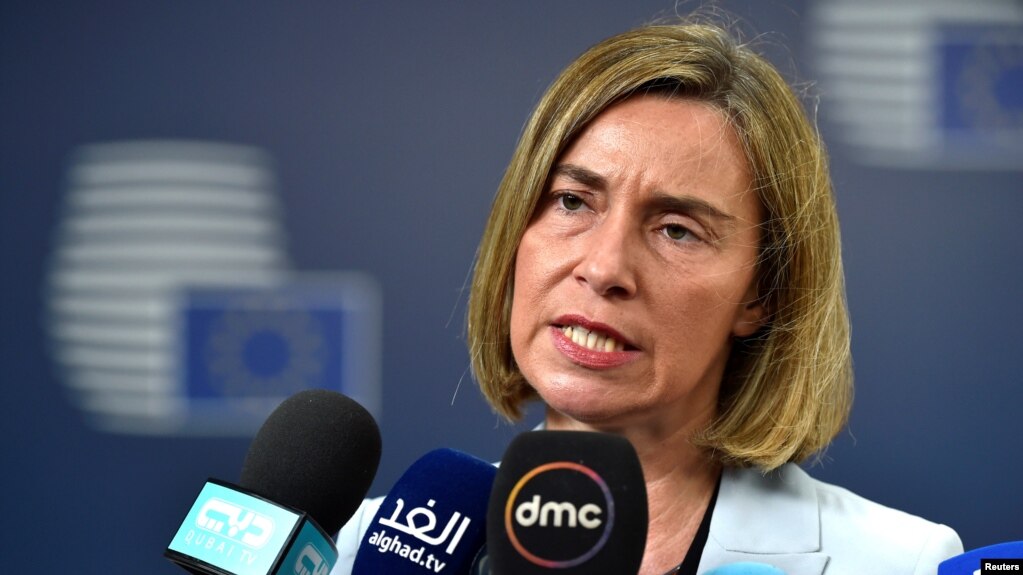 European Union foreign-policy chief Federica Mogherini visited the region in March.