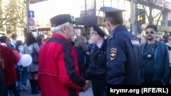Задержание экс-президента Крыма Юрия Мешкова в Симферополе. Март 2019 года