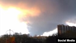 Дым пожара был виден за много километров