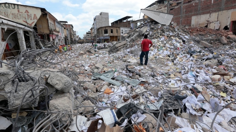 Ekuadori goditet nga një tërmet i fuqishëm 