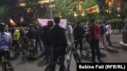 București, Piața Victoriei, protest împotriva grațierii faptelor de corupție, 3 mai 2017