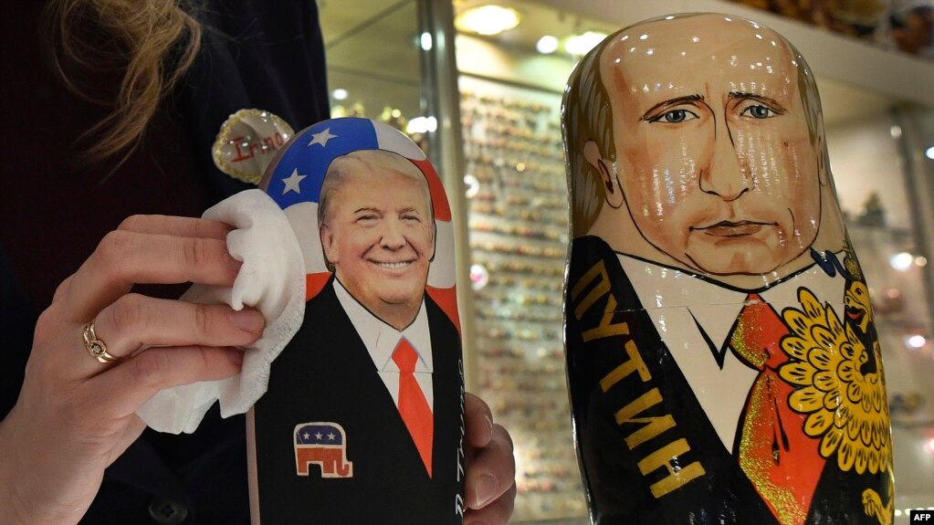 Матрешки Трамп и Путин