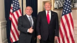 Parnas has often seemed to move in high circles. This 2018 social media post appears to show him at the White House with President Donald Trump.