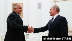 Boiko Borisov și Vladimir Putin la Moscova, 30 mai 2018