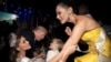 "Мисс Вселенная 2013" Габриэлла Ислер в Москве на конкурсе красоты. На заднем плане совладелец компании-организатора Дональд Трамп. 