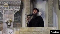 Лидер экстремистской группировки «Исламское государство» Абу Бакр аль-Багдади.