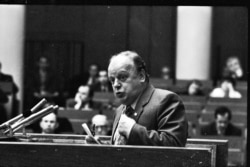 Станислав Шушкевич, глава Верховного Совета Беларуси 1991-1994 годов
