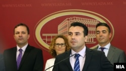 Премиерот Зоран Заев на прес-конференција 